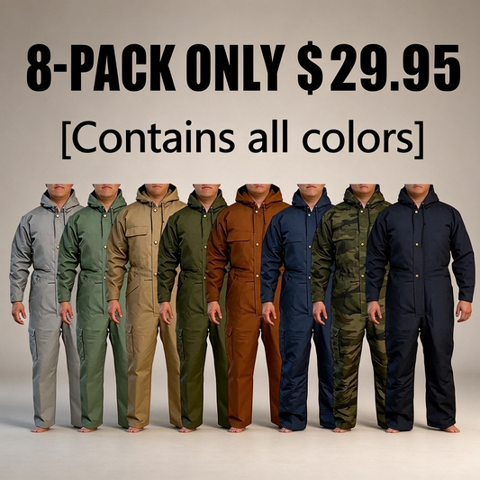 Men’s Loose Insulated Multi-Pocket Coverall