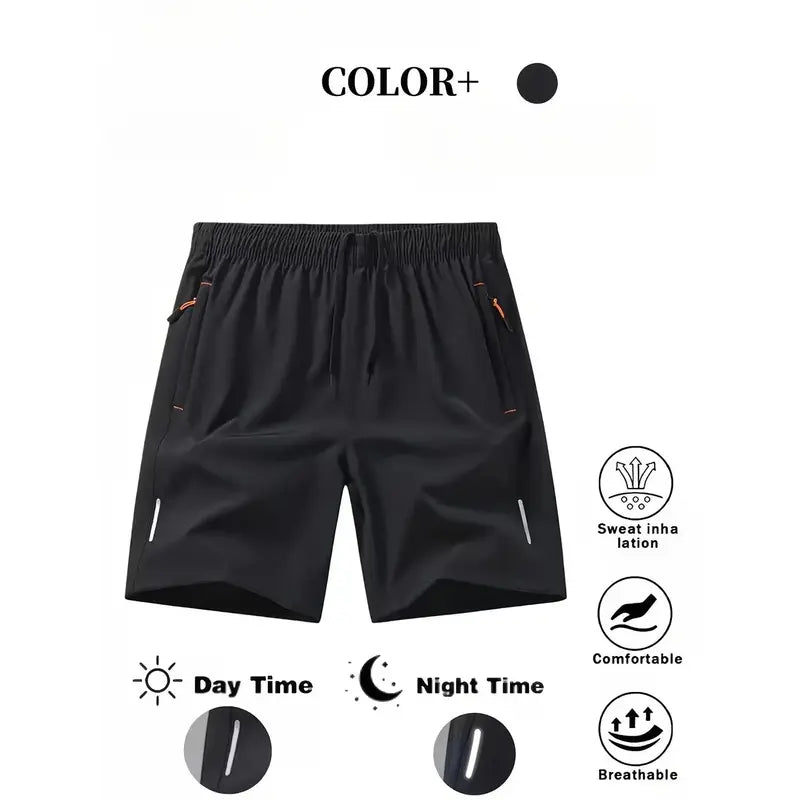 Men's 7-Pack  Dry-Fit Gym Shorts with Zipper Pockets ⭐⭐⭐⭐⭐
