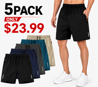 5-Pack Only $23.99 (Black+DarkBlue+DarkGray+Khaki+LakeBlue)
