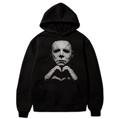 🎃Halloween Gift 🎃 Michael Myers Heart Shirt, Horror Movie Tee, Hoodie and Sweatshirt for autumn and winter