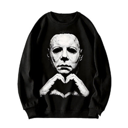 🎃Halloween Gift 🎃 Michael Myers Heart Shirt, Horror Movie Tee, Hoodie and Sweatshirt for autumn and winter