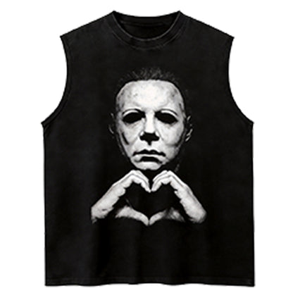 🎃Halloween Gift 🎃 Michael Myers Heart Shirt, Horror Movie Tee, Hoodie and Sweatshirt for autumn and winter