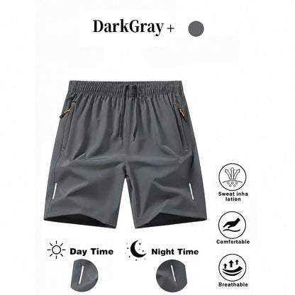 Men's 7-Pack  Dry-Fit Gym Shorts with Zipper Pockets ⭐⭐⭐⭐⭐