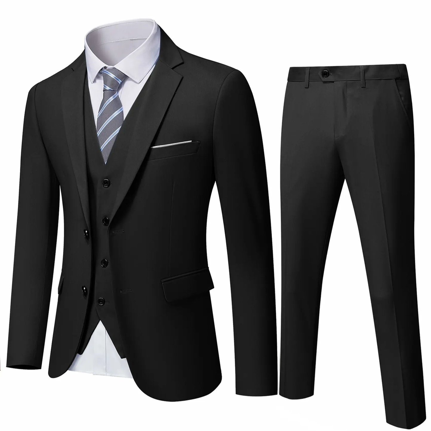 Men's Formal  with Vest & Tie