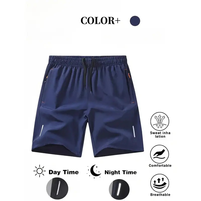 Men's 7-Pack  Dry-Fit Gym Shorts with Zipper Pockets ⭐⭐⭐⭐⭐